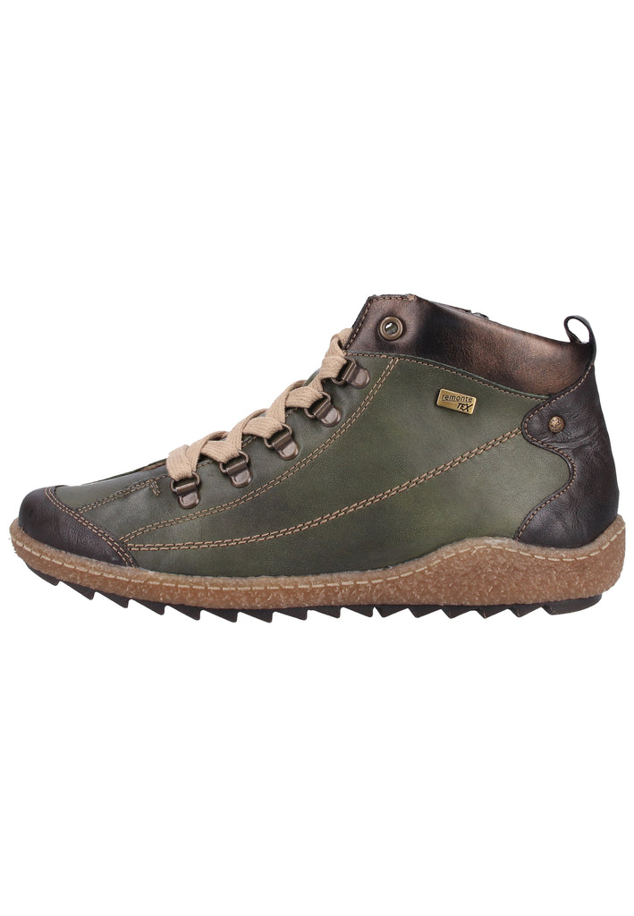 Remonte Sneaker Lederimitat Grün - surf4shoes