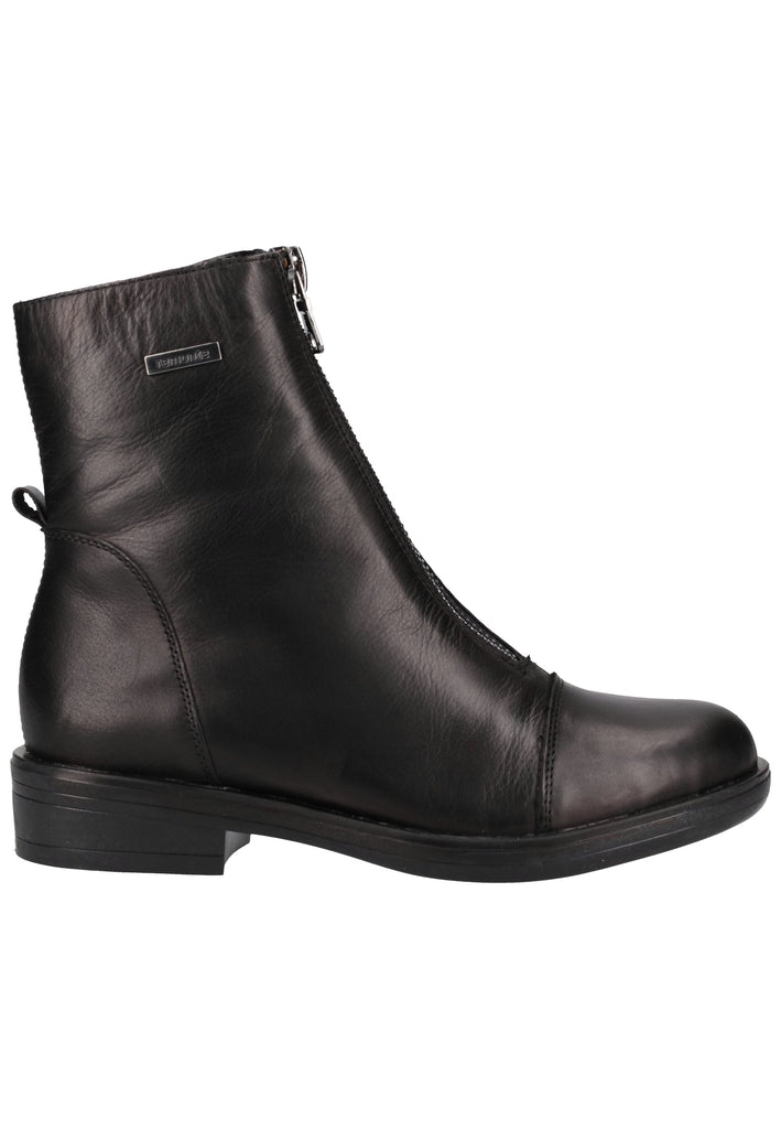 Remonte Stiefelette Lederimitat Schwarz Warmfutter - surf4shoes