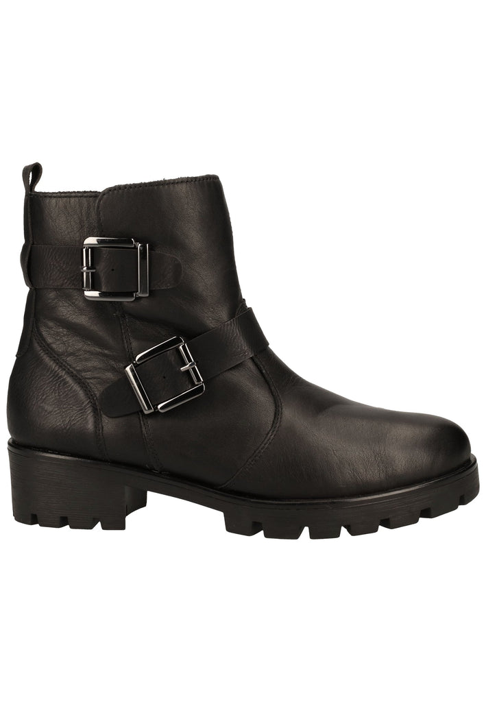 Remonte Stiefelette Lederimitat Schwarz Warmfutter - surf4shoes