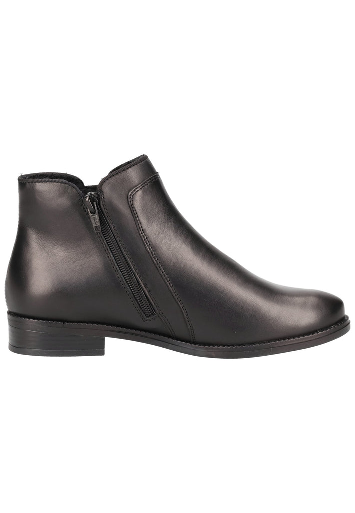 Remonte Stiefelette Leder Schwarz - surf4shoes