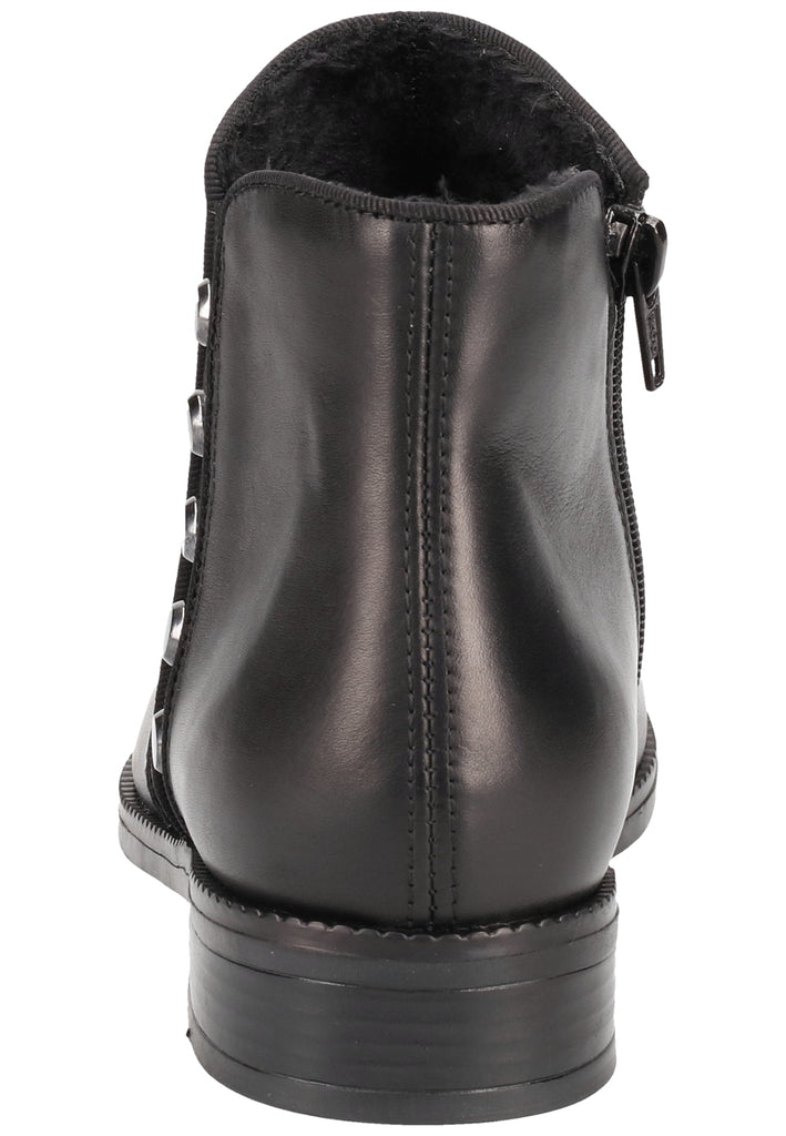 Remonte Stiefelette Leder Schwarz - surf4shoes