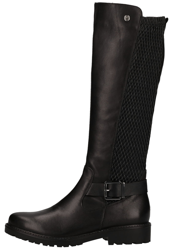 Remonte Stiefel Leder/Synthetik Schwarz - surf4shoes