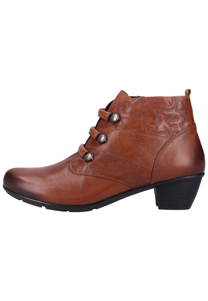 Remonte Stiefelette Lederimitat Braun Warmfutter - surf4shoes