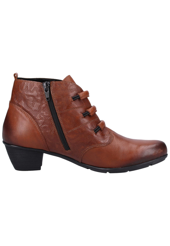 Remonte Stiefelette Lederimitat Braun Warmfutter - surf4shoes