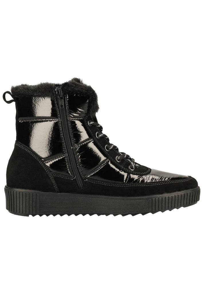 Remonte Stiefelette Leder/Synthetik Schwarz Warmfutter - surf4shoes