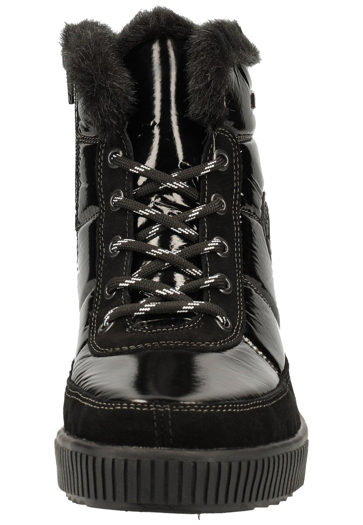 Remonte Stiefelette Leder/Synthetik Schwarz Warmfutter - surf4shoes