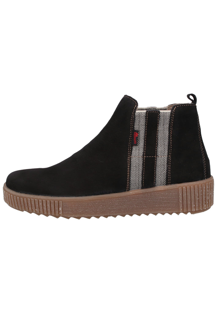 Remonte Stiefelette Lederimitat Schwarz Warmfutter - surf4shoes