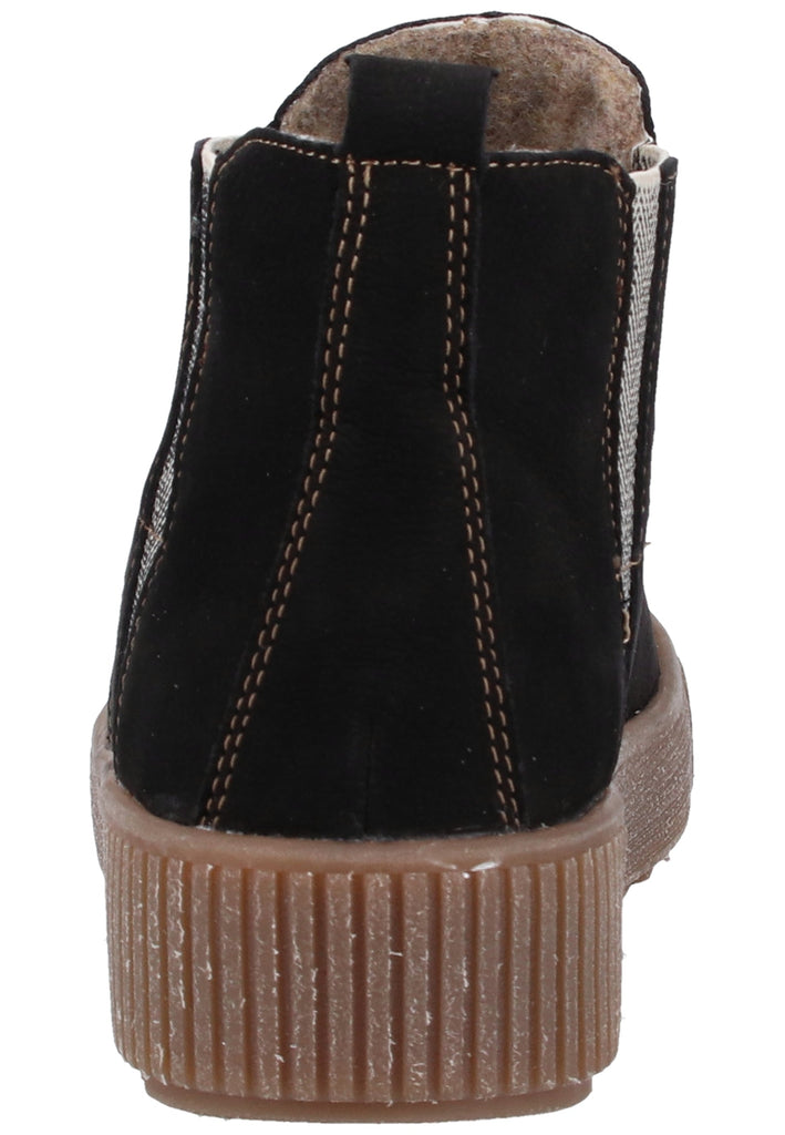 Remonte Stiefelette Lederimitat Schwarz Warmfutter - surf4shoes