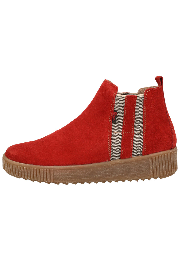 Remonte Stiefelette Lederimitat Rot - surf4shoes