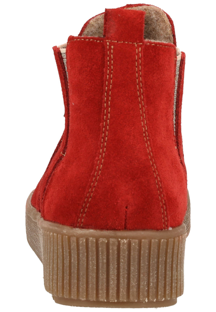 Remonte Stiefelette Lederimitat Rot - surf4shoes