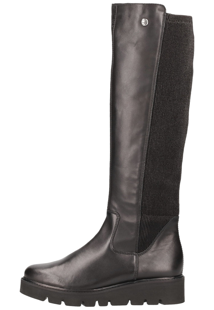 Remonte Stiefel Leder/Textil Schwarz - surf4shoes