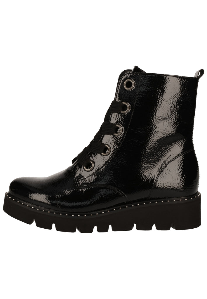 Remonte Stiefelette Lederimitat Schwarz Warmfutter - surf4shoes