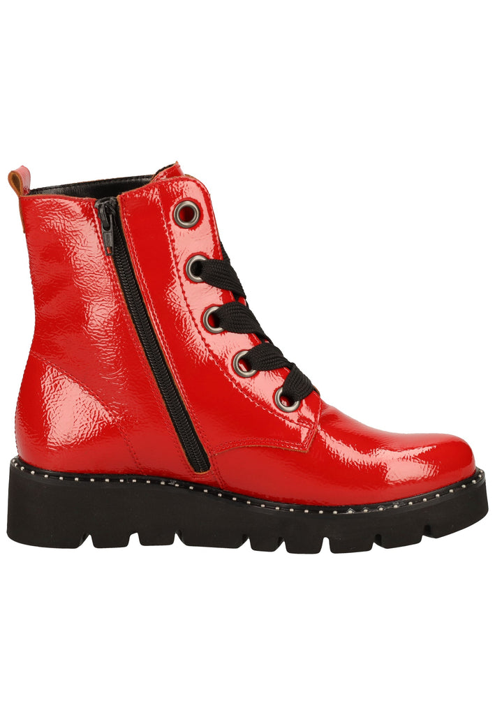 Remonte Stiefelette Lederimitat Rot - surf4shoes