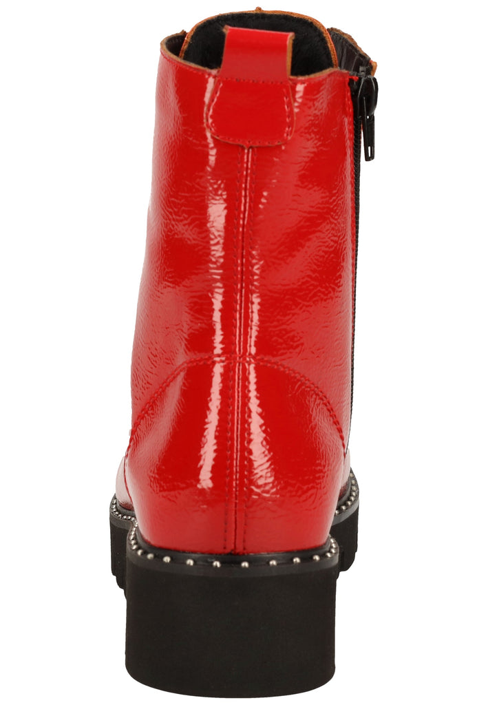 Remonte Stiefelette Lederimitat Rot - surf4shoes