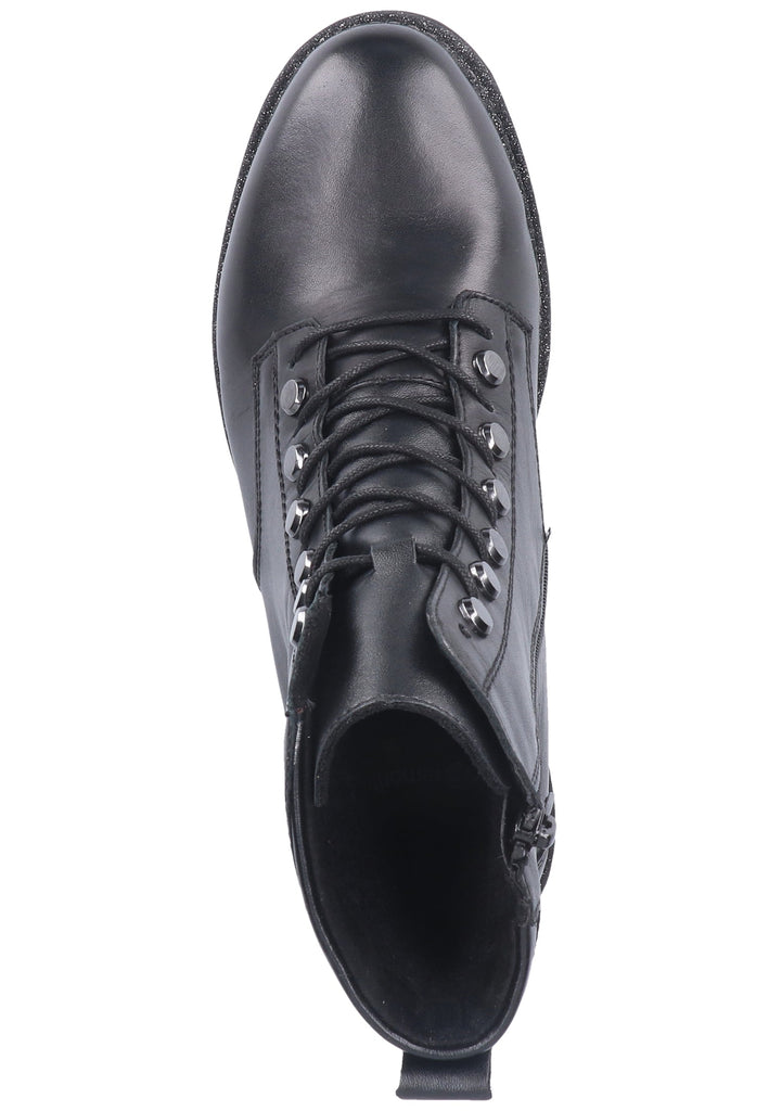 Remonte Stiefelette Leder Schwarz Warmfutter - surf4shoes
