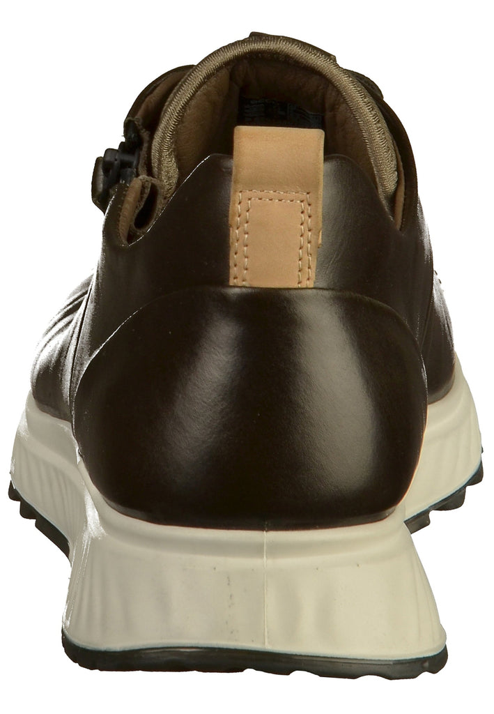ecco Sneaker Leder Oliv - surf4shoes
