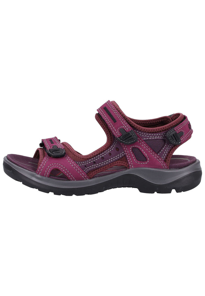 ecco Wanderschuhe Nubukleder Aubergine - surf4shoes