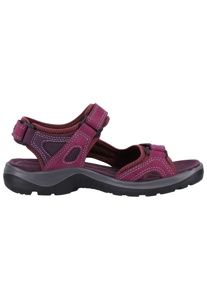 ecco Wanderschuhe Nubukleder Aubergine - surf4shoes