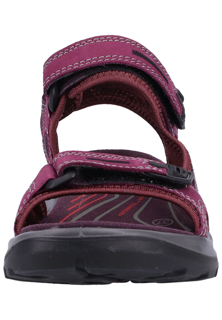 ecco Wanderschuhe Nubukleder Aubergine - surf4shoes