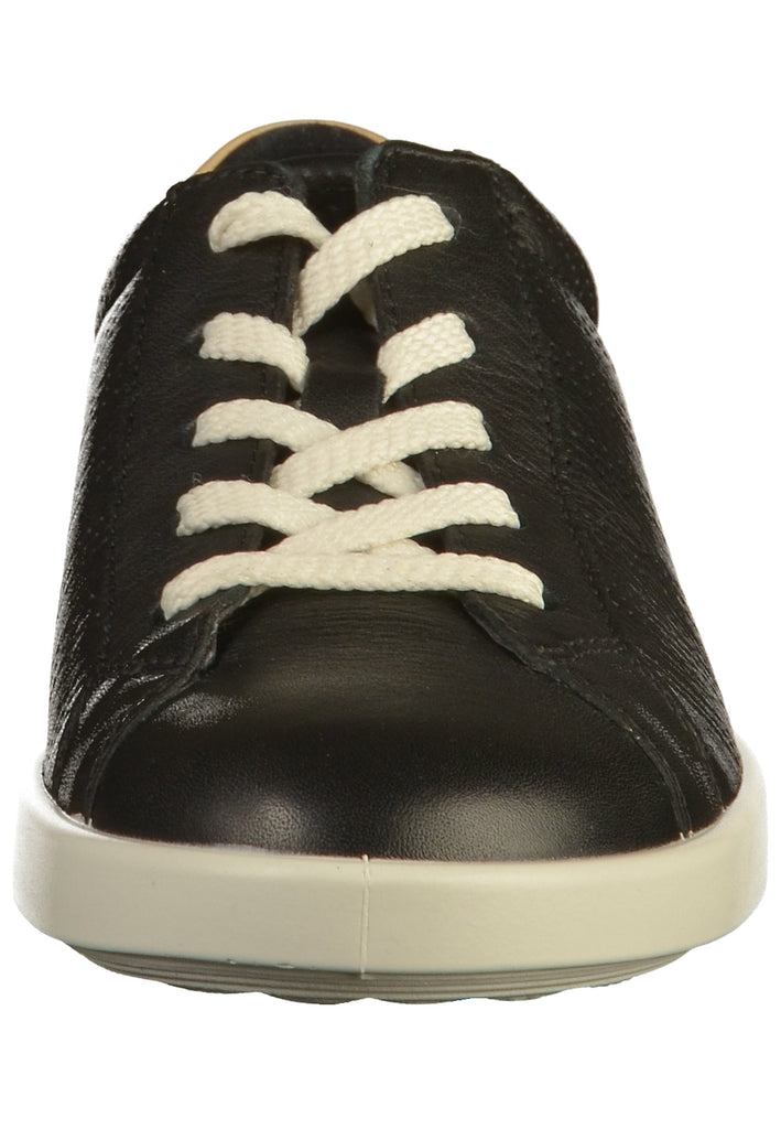 ecco Sneaker Leder Schwarz - surf4shoes