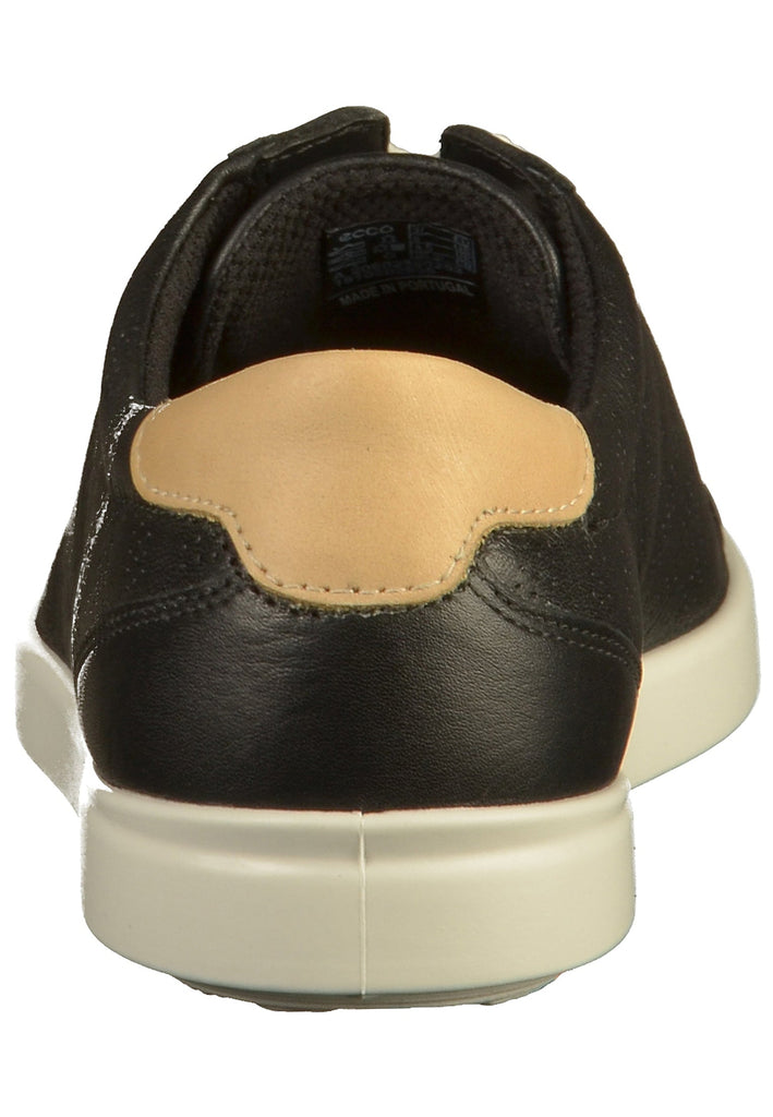 ecco Sneaker Leder Schwarz - surf4shoes