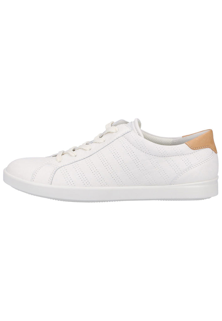 ecco Sneaker Leder Weiß - surf4shoes