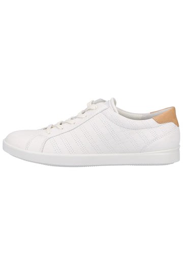ecco Sneaker Leder Weiß - surf4shoes