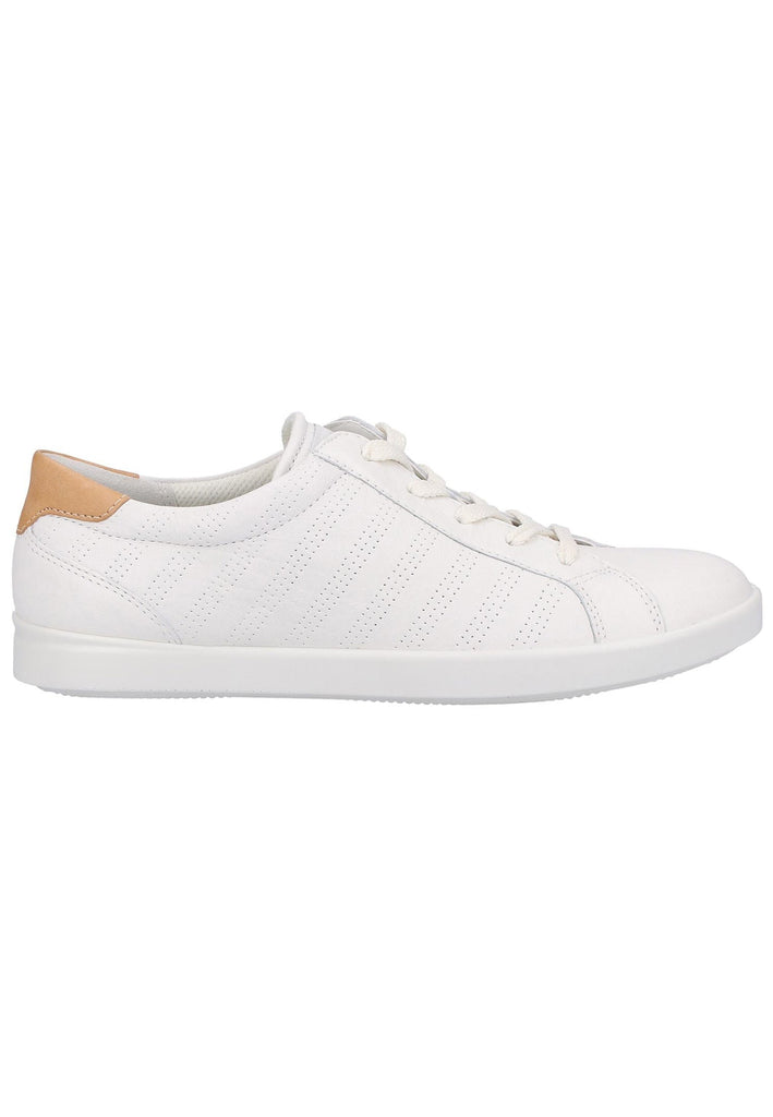 ecco Sneaker Leder Weiß - surf4shoes