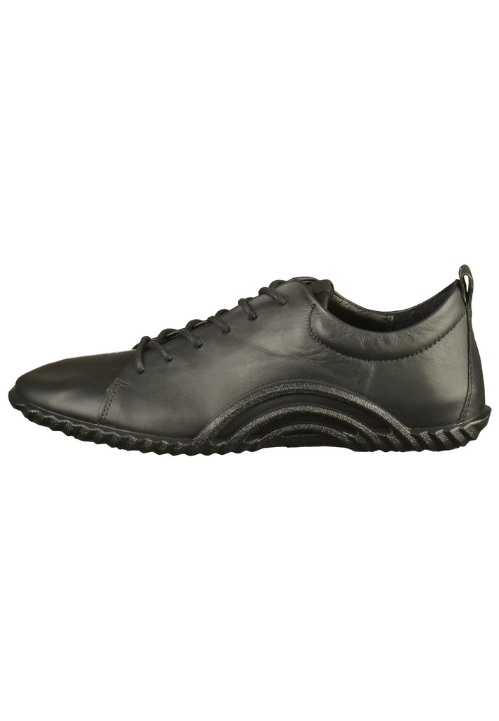 ecco Sneaker Leder Schwarz - surf4shoes