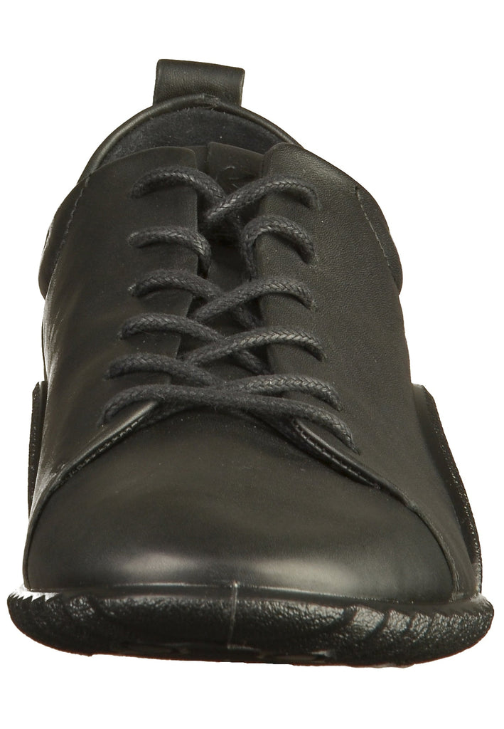 ecco Sneaker Leder Schwarz - surf4shoes