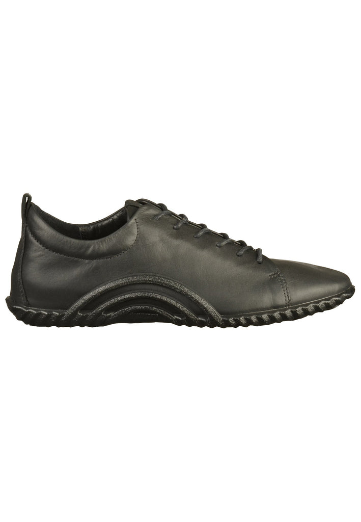 ecco Sneaker Leder Schwarz - surf4shoes