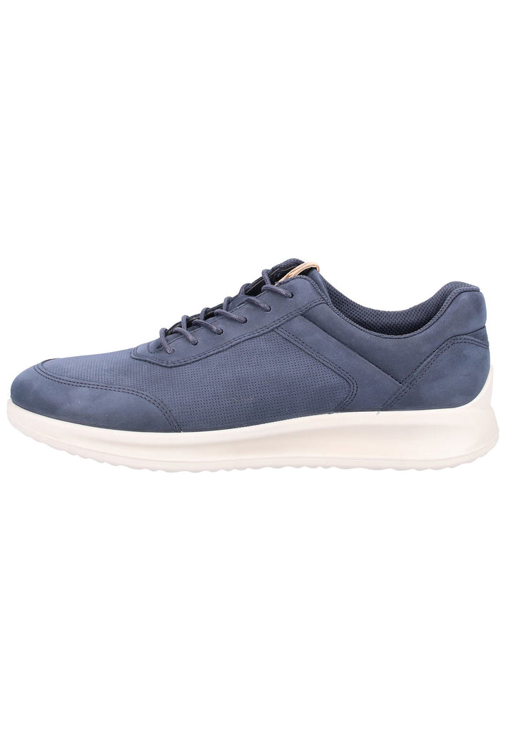 ecco Sneaker Nubukleder Marine - surf4shoes