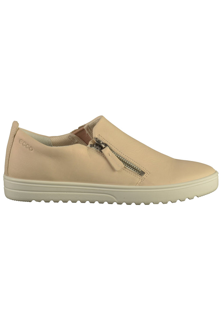 ecco Slipper Leder Beige - surf4shoes