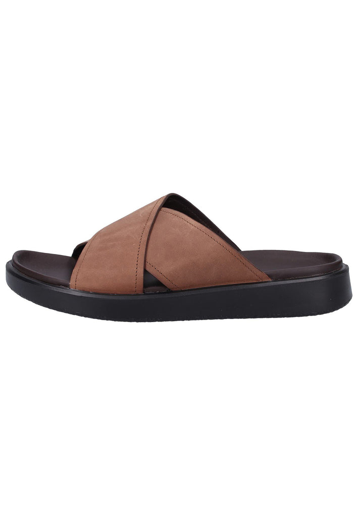 ecco Pantoletten Nubukleder Braun - surf4shoes
