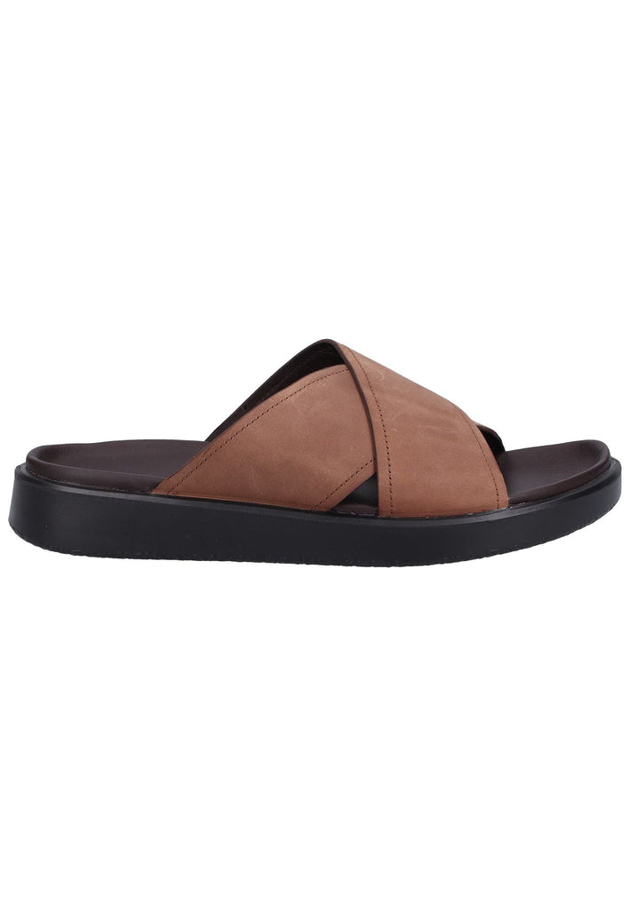 ecco Pantoletten Nubukleder Braun - surf4shoes
