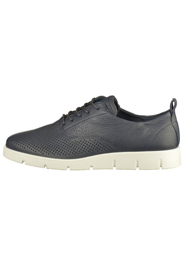 ecco Halbschuhe Leder Dunkelblau - surf4shoes
