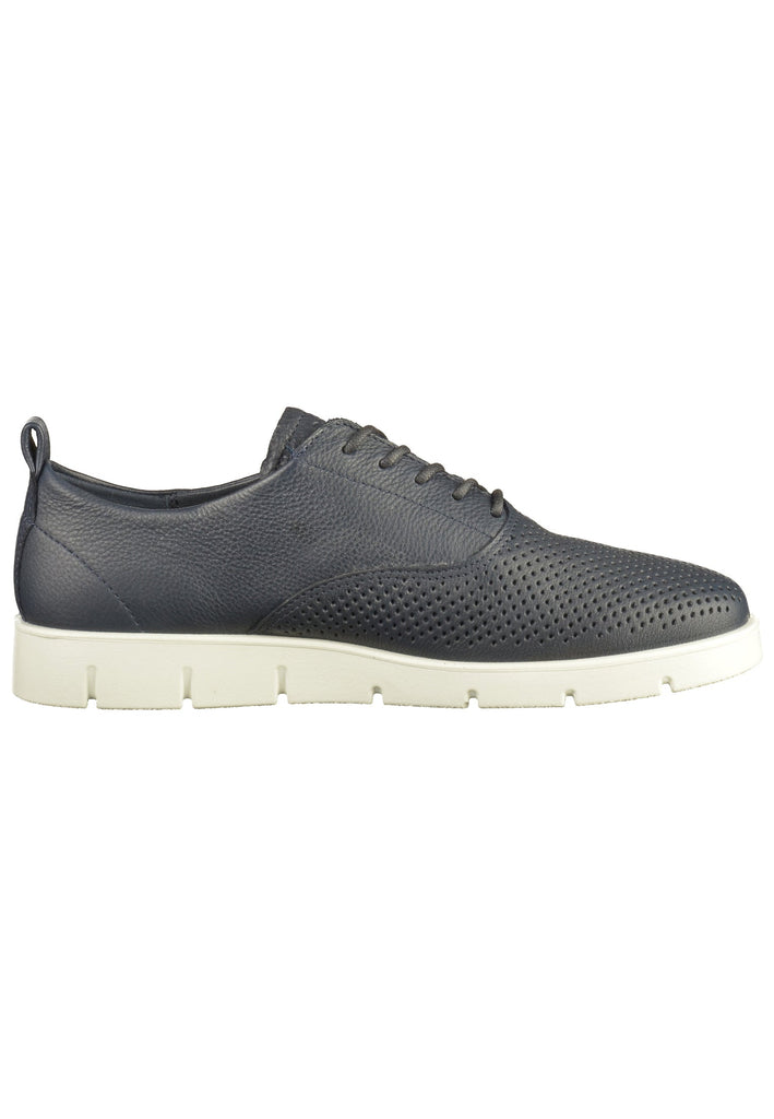 ecco Halbschuhe Leder Dunkelblau - surf4shoes