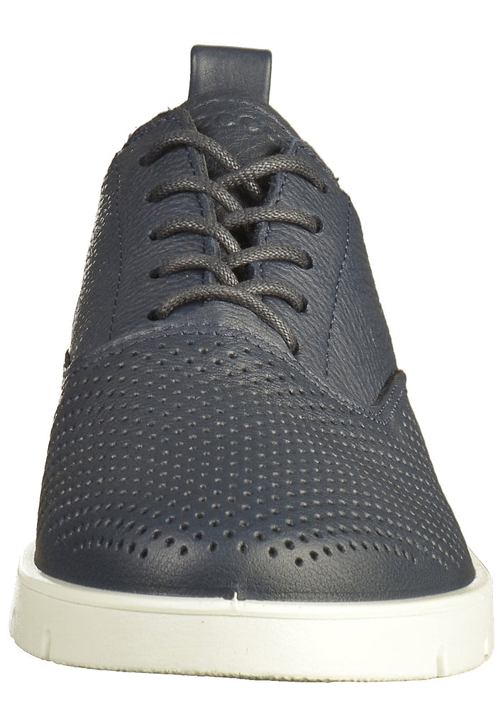 ecco Halbschuhe Leder Dunkelblau - surf4shoes