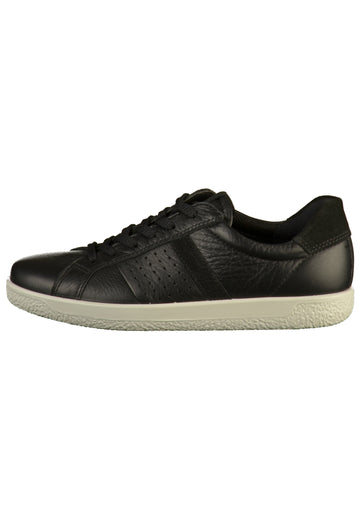 ecco Sneaker Leder Schwarz - surf4shoes