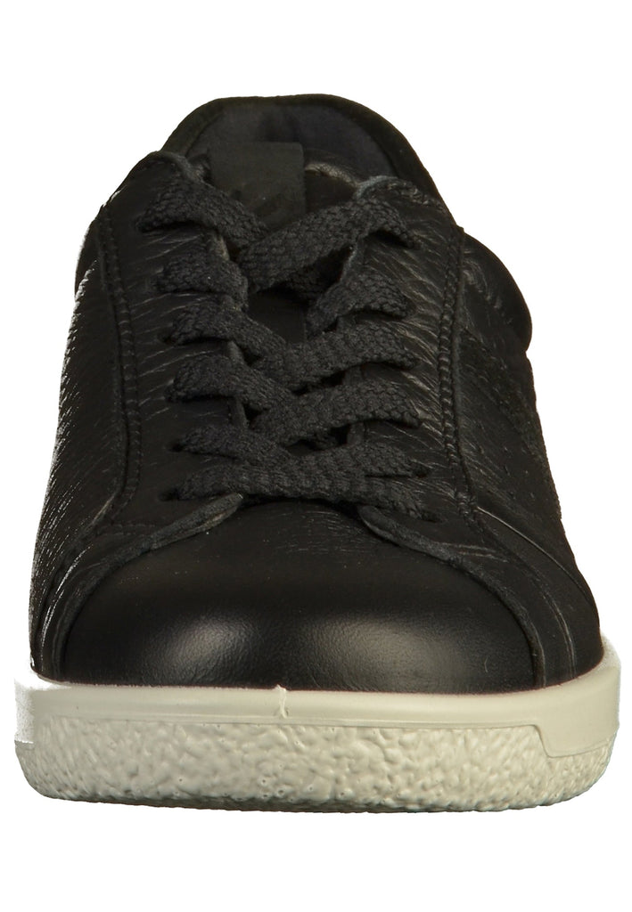 ecco Sneaker Leder Schwarz - surf4shoes