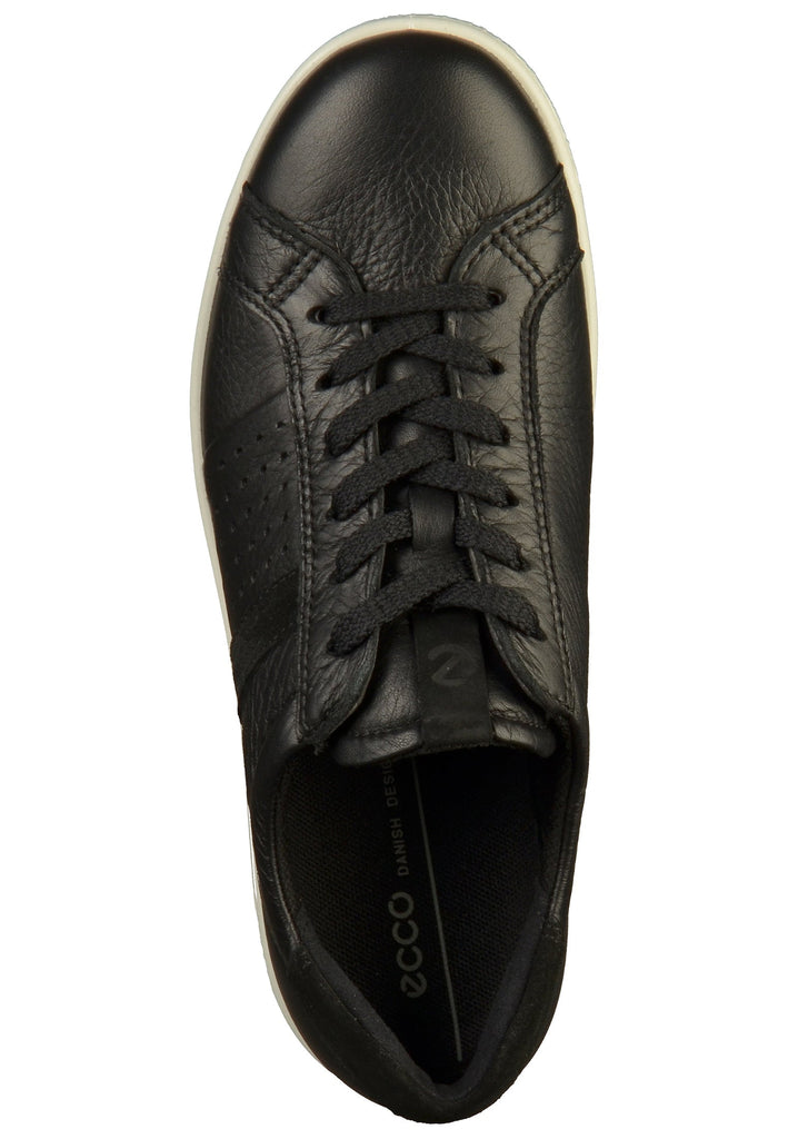ecco Sneaker Leder Schwarz - surf4shoes