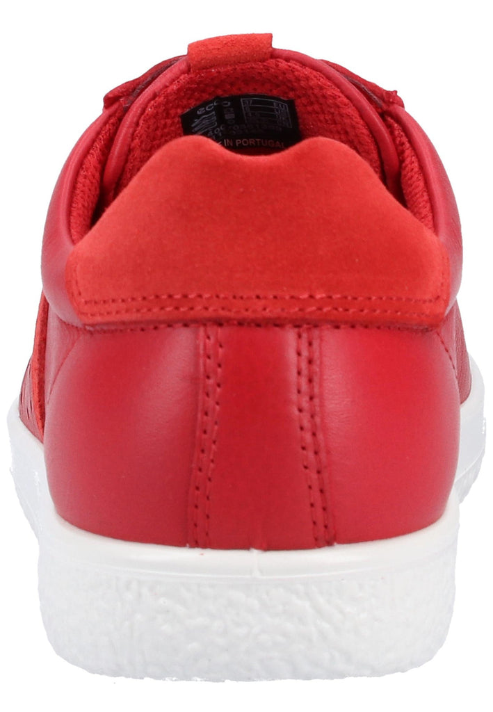 ecco Sneaker Leder Rot - surf4shoes