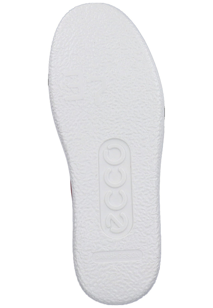 ecco Sneaker Leder Rot - surf4shoes