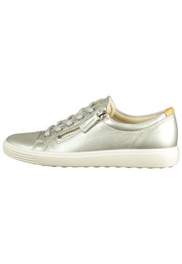 ecco Sneaker Leder Grau - surf4shoes