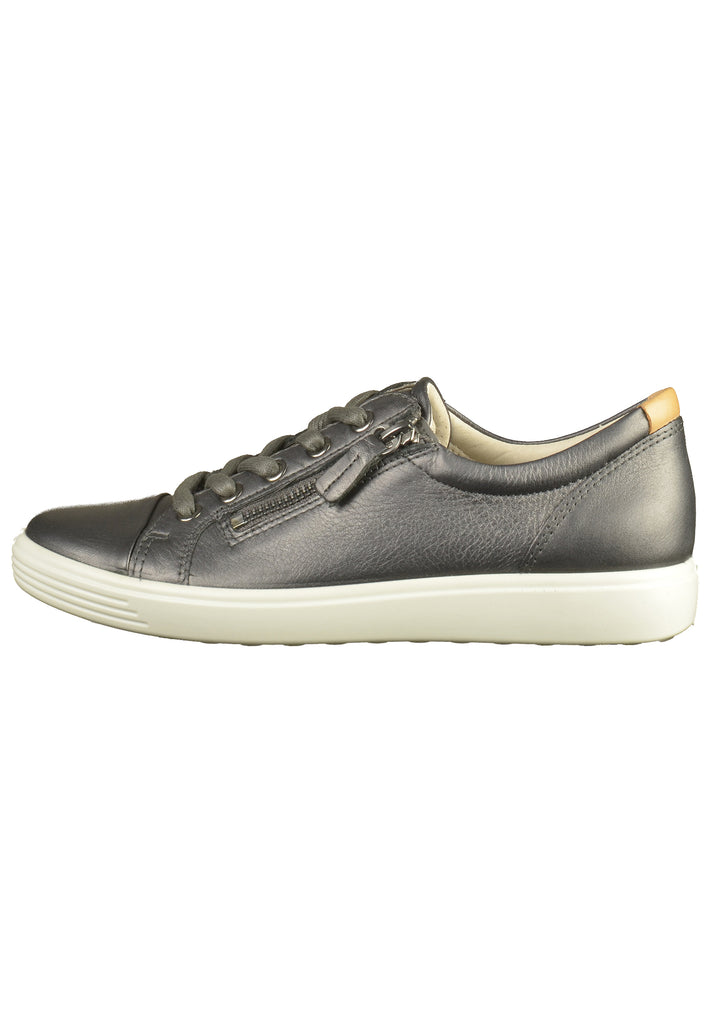 ecco Sneaker Leder Schwarz - surf4shoes