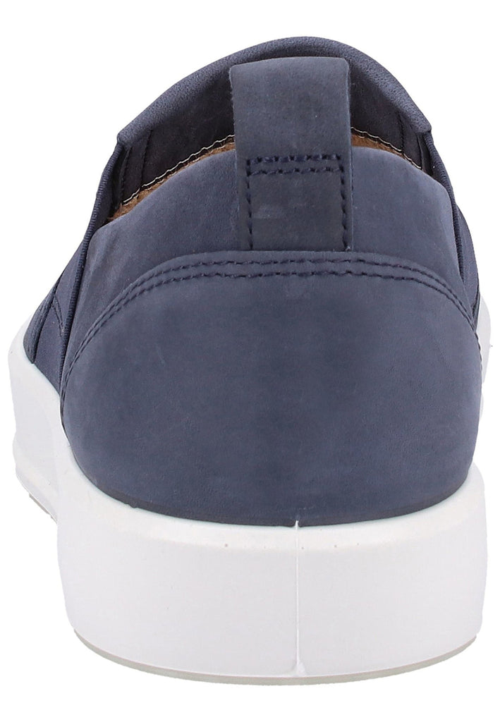 ecco Slipper Nubukleder Marine - surf4shoes