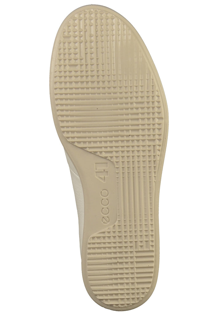 ecco Sneaker Leder Weiß - surf4shoes