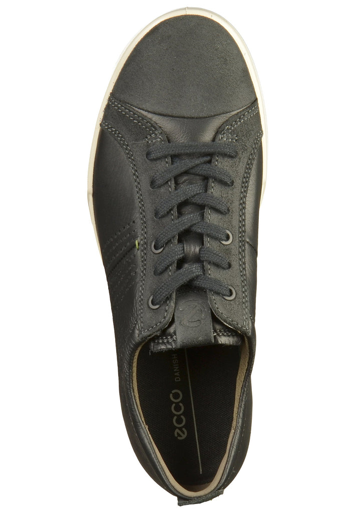 ecco Sneaker Leder Schwarz - surf4shoes