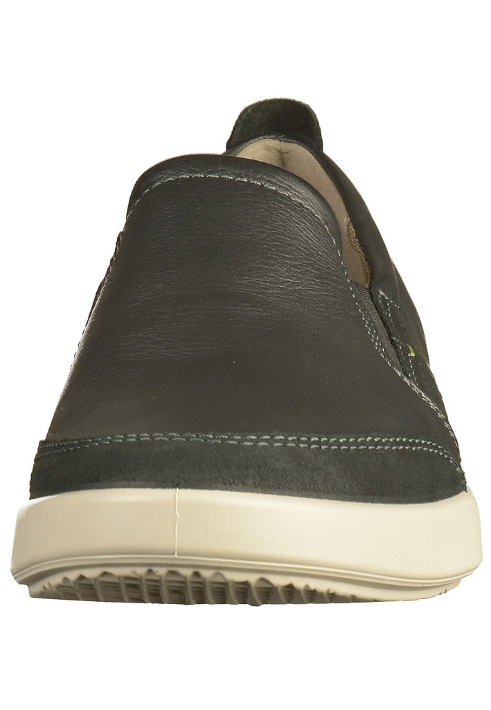 ecco Slipper Leder Schwarz - surf4shoes