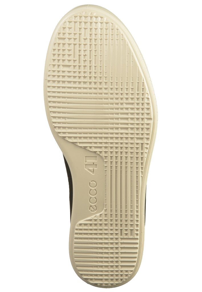 ecco Slipper Leder Schwarz - surf4shoes